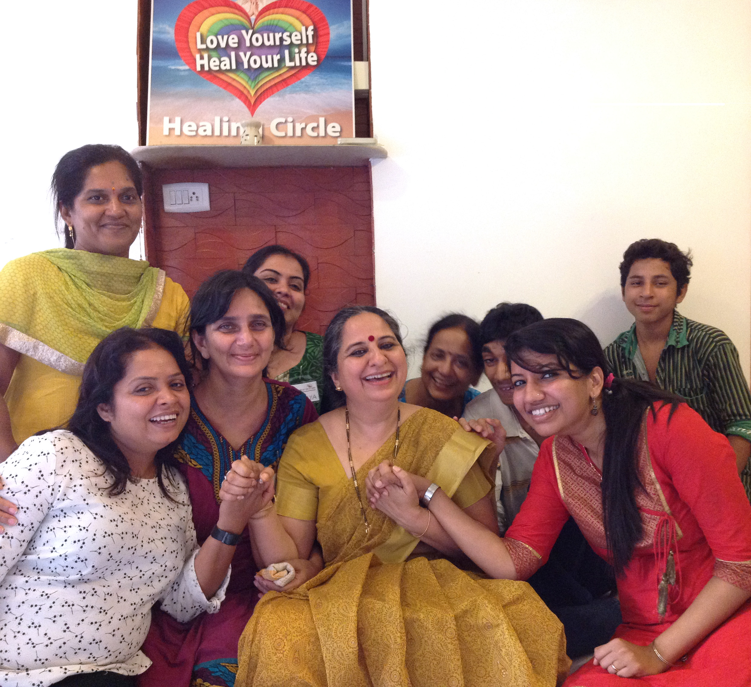 Aarti Gupta facilitating Heal Your Life Workshop Group